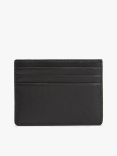 Hilfiger Logo Leather Card Holder — Black 2