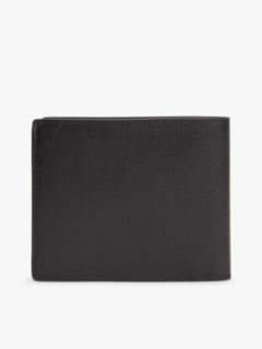 Hilfiger Logo Leather Card & Coin Wallet — Black 2