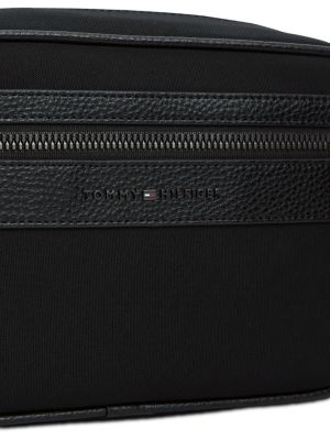 Мужские несессеры Tommy Hilfiger Tommy Logo Dopp Kit, цвет: Чёрный — фото 3