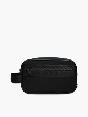 Tommy Logo Dopp Kit, Black