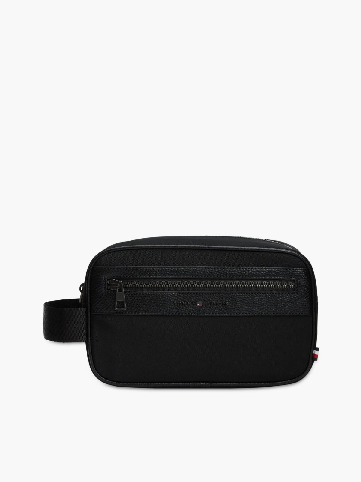 Tommy Logo Dopp Kit — Black