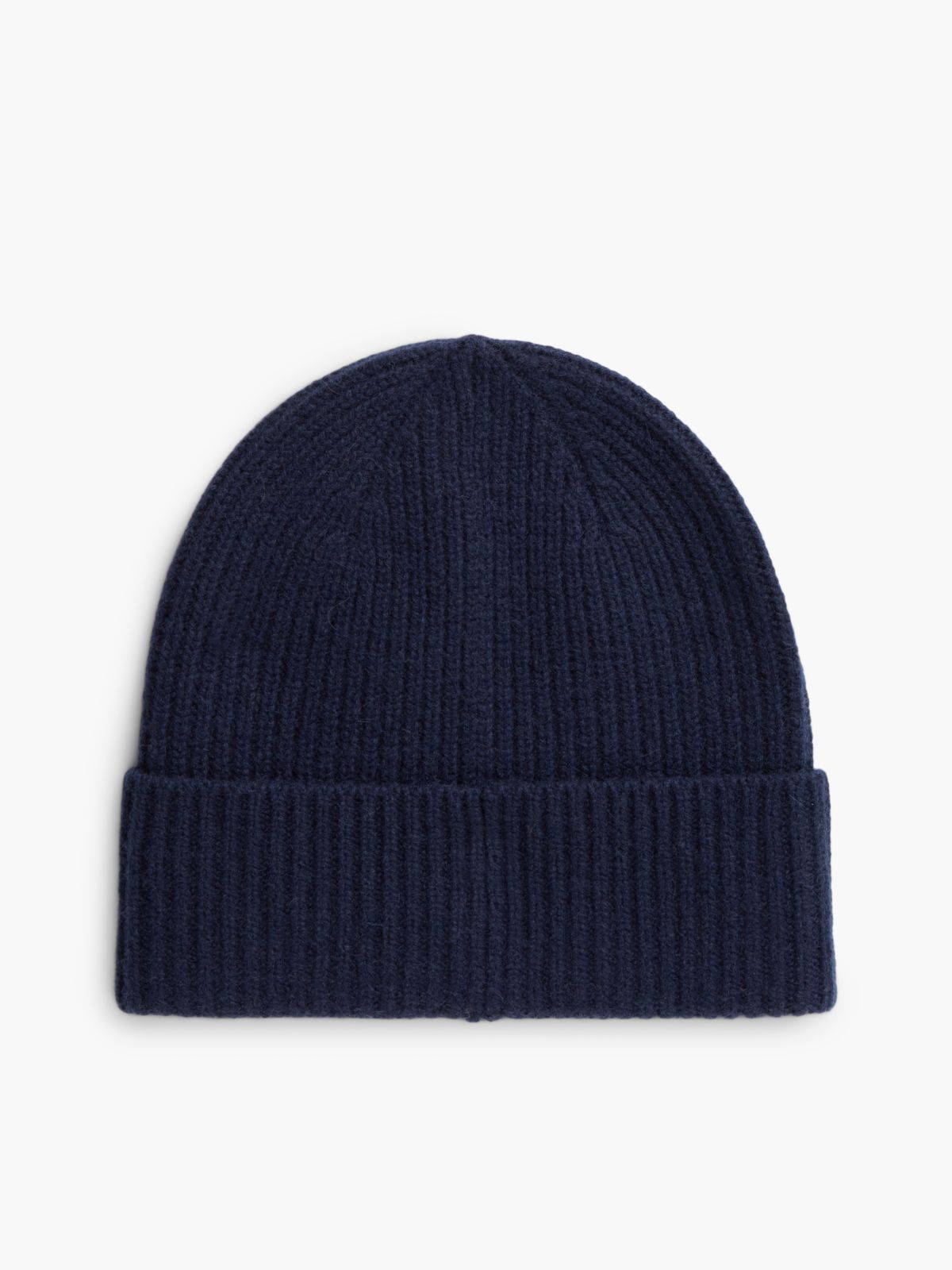 Flag Logo Cashmere Beanie — Space Blue