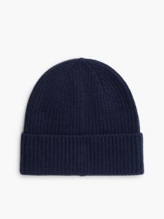 Flag Logo Cashmere Beanie — Space Blue 2
