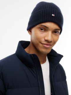 Flag Logo Cashmere Beanie — Space Blue 4