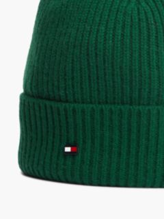 Flag Logo Cashmere Beanie — Majestic Emerald 3