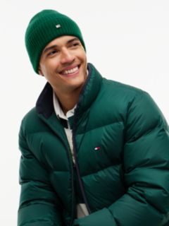 Flag Logo Cashmere Beanie — Majestic Emerald 4