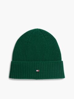 Flag Logo Cashmere Beanie — Majestic Emerald 1