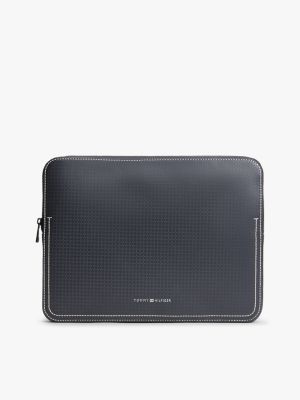 Allover Flag Logo Laptop Pouch, Space Blue