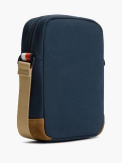 Tommy Jeans Mixed-Media Reporter Bag — Dark Blue 3