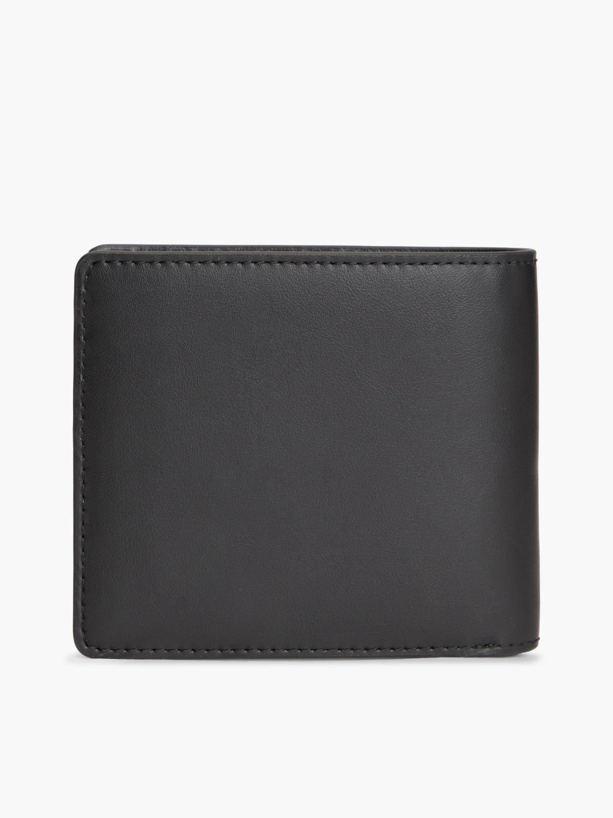 Tommy Jeans Smooth Leather Bifold Wallet — Black
