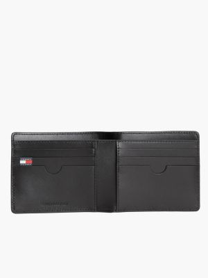 Мужские джинсы Tommy Hilfiger Tommy Jeans Smooth Leather Bifold Wallet — фото 3