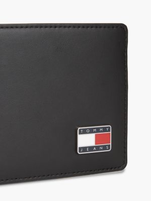 Мужские джинсы Tommy Hilfiger Tommy Jeans Smooth Leather Bifold Wallet — фото 4