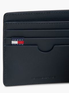 Tommy Jeans Smooth Leather Bifold Wallet — Dark Blue 4