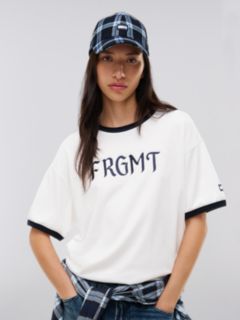 Tommy Hilfiger x FRGMT Plaid Baseball Cap — Navy Blue Check 7
