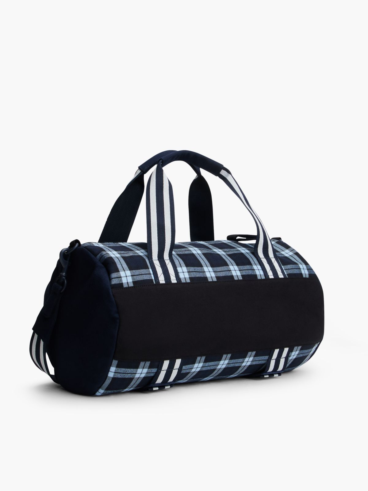 Tommy Hilfiger x FRGMT Plaid Duffel Bag — Navy Blue Check
