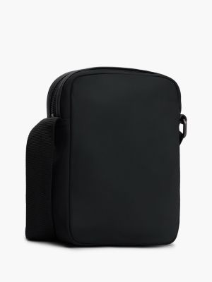 Мужская сумка Tommy Hilfiger Water-Repellent Mini Reporter, цвет: Чёрный — фото 3