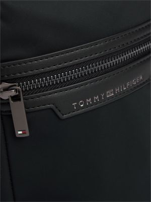 Мужская сумка Tommy Hilfiger Water-Repellent Mini Reporter, цвет: Чёрный — фото 5