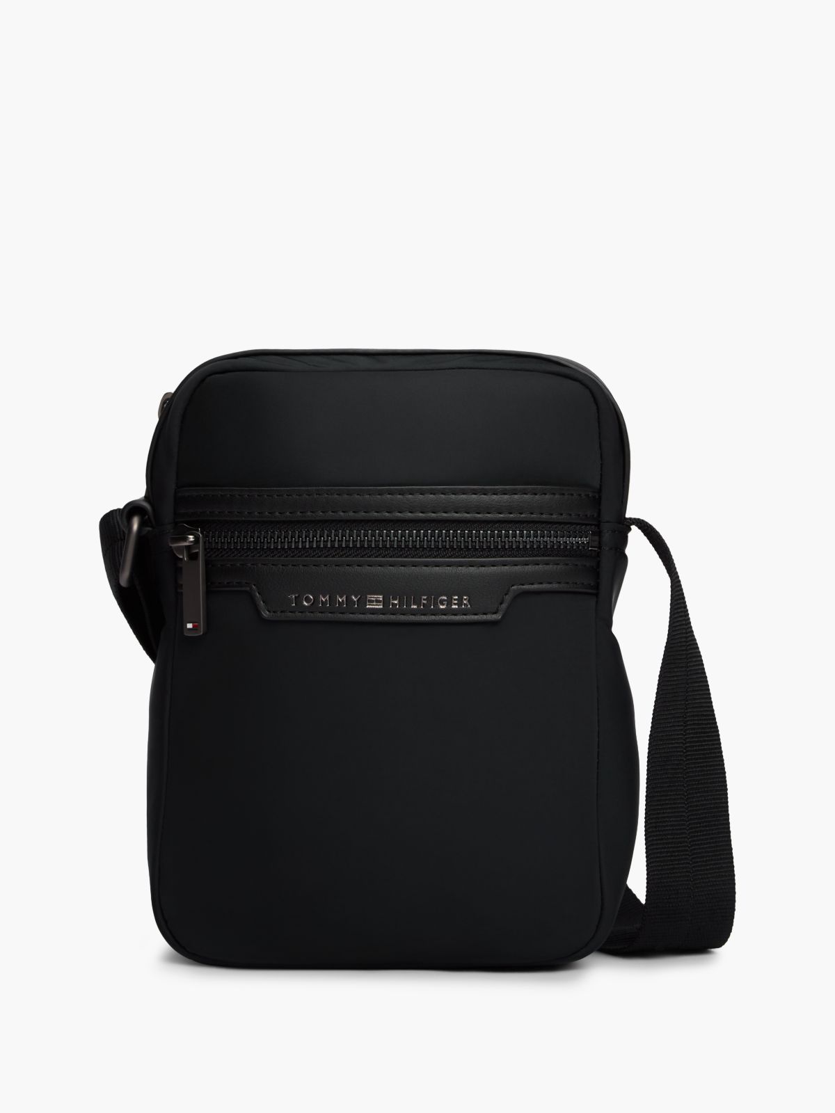 Water-Repellent Mini Reporter Bag — Black