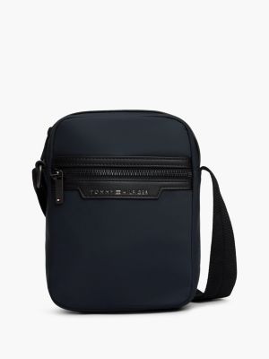 Water-Repellent Mini Reporter Bag, Space Blue