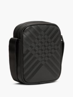 Debossed Mini Reporter Bag — Black 3