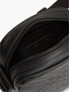Debossed Mini Reporter Bag — Black 4