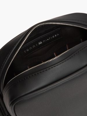 Мужская сумка Tommy Hilfiger Textured Mini Reporter, цвет: Чёрный — фото 4