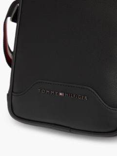 Textured Mini Reporter Bag — Black 5