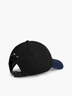 Mixed-Media Waxed Baseball Cap — Space Blue / Preppy Navy 2