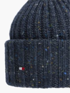 Donegal Wool-Blend Beanie — Space Blue 3