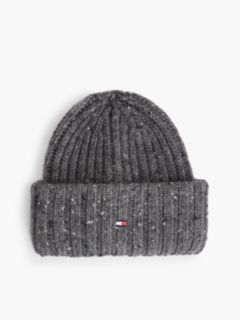 Donegal Wool-Blend Beanie — Medium Grey Heather 1