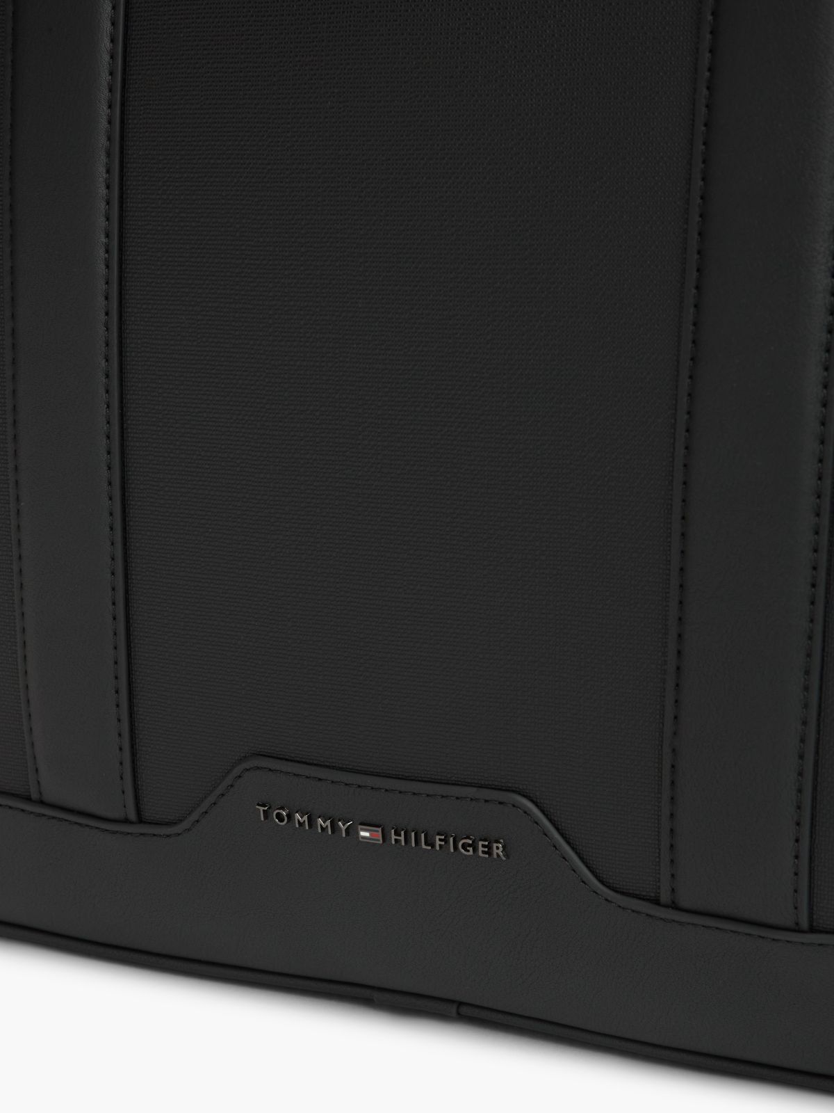 Textured Laptop Bag — Black