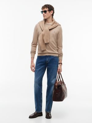 Мужская сумка Tommy Hilfiger Leather Duffel, цвет: Коричневый — фото 2