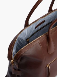 Leather Duffel Bag — Burnished Brown 4