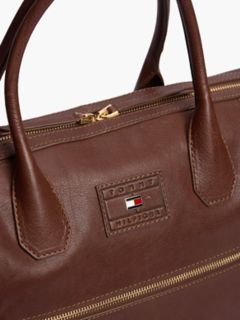 Leather Duffel Bag — Burnished Brown 5