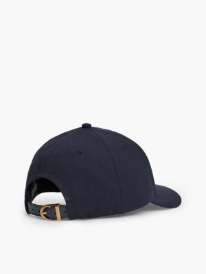 Мужская кепка Tommy Hilfiger Crest Logo Patch, цвет: Космический синий — фото 2