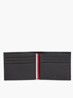Pebbled Leather Bifold Wallet — Black 3