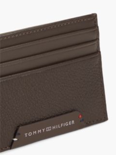 Pebbled Leather Card Holder — Brown 4