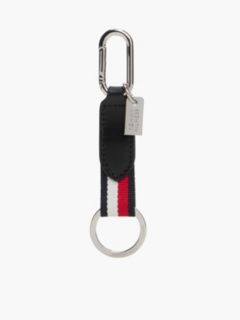 Leather Wallet & Keychain Gift Set — Black 3