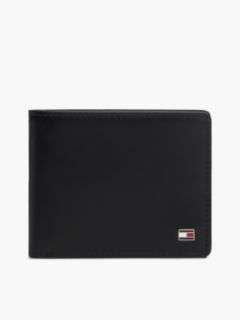 Leather Wallet & Keychain Gift Set — Black 4