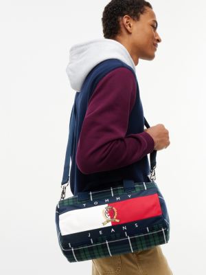 Мужские сумки Tommy Hilfiger Tommy Jeans Archive Logo Plaid Duffel — фото 2