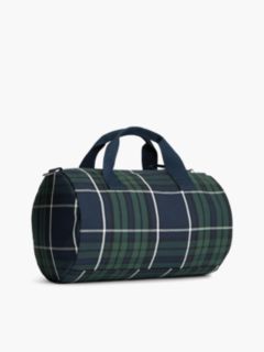Tommy Jeans Archive Logo Plaid Duffel Bag — Green Archive Check 3