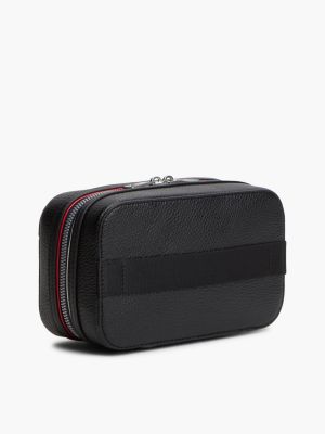Мужские сумки Tommy Hilfiger Hilfiger Logo Pebbled Dopp Kit — фото 2