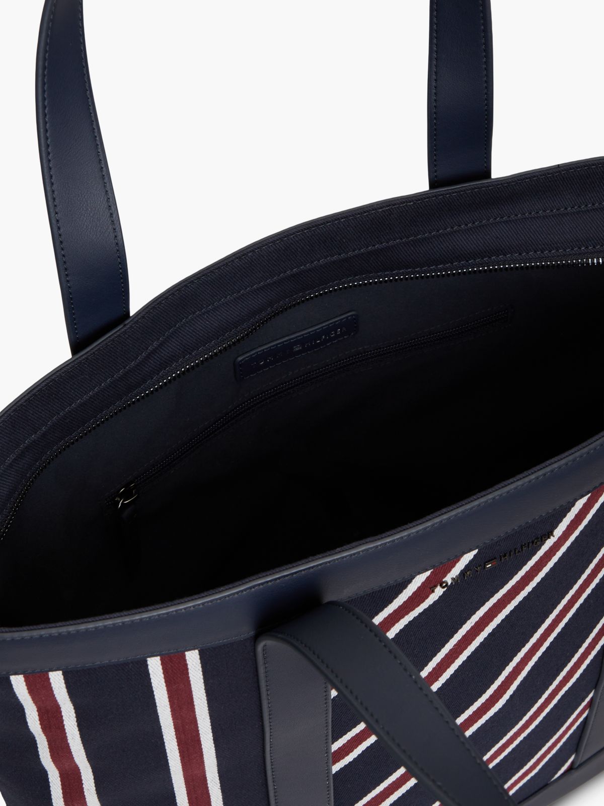Varsity Stripe Tote Bag — RWB Jacquard Stripe