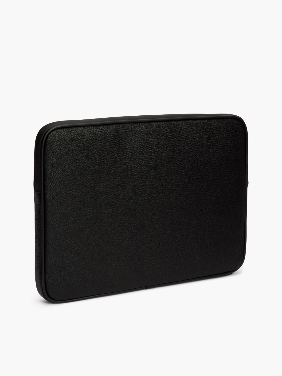 Embossed Flag Logo Laptop Pouch — Black