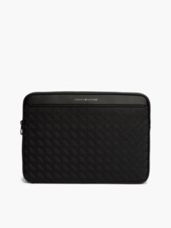 Embossed Flag Logo Laptop Pouch — Black 1