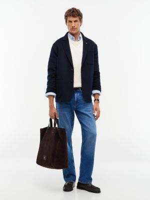 Мужская сумка Tommy Hilfiger Suede, цвет: Кофейный — фото 2