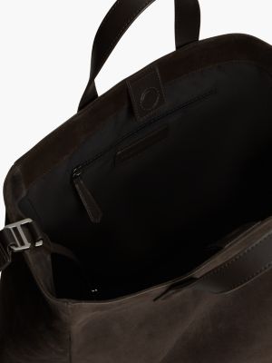 Мужская сумка Tommy Hilfiger Suede, цвет: Кофейный — фото 5