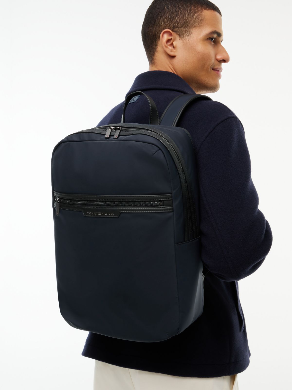 Water-Repellent Backpack — Space Blue