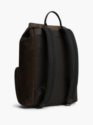 Рюкзак Tommy Hilfiger Suede Flap, цвет: Кофейный — фото 3