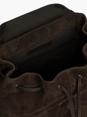 Рюкзак Tommy Hilfiger Suede Flap, цвет: Кофейный — фото 5